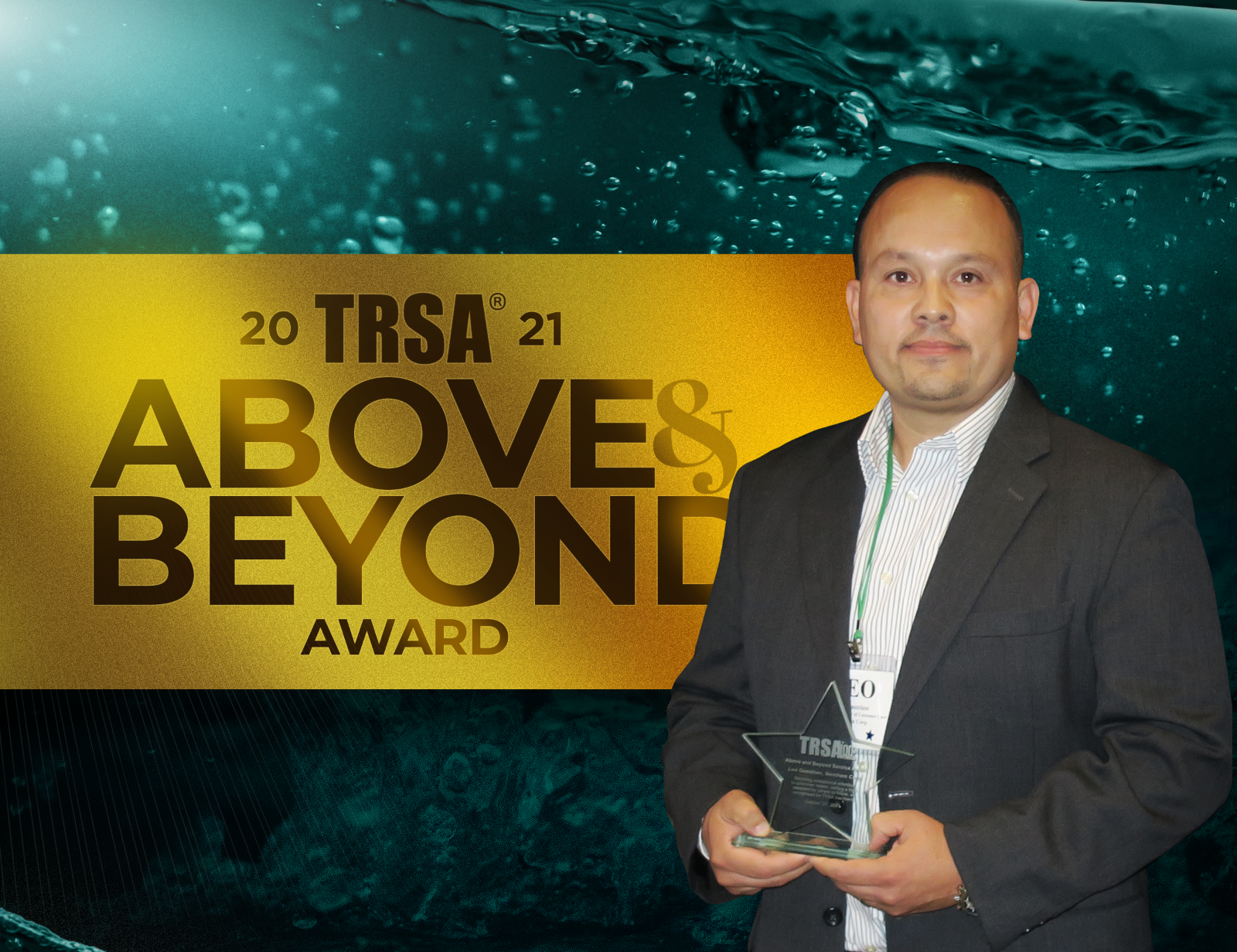 Leo Gastelum 2021 TRSA Service Award Recipient